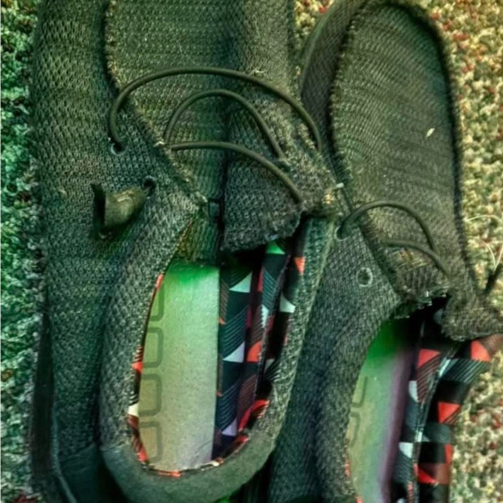 Hey Dude Black Textured Loafers